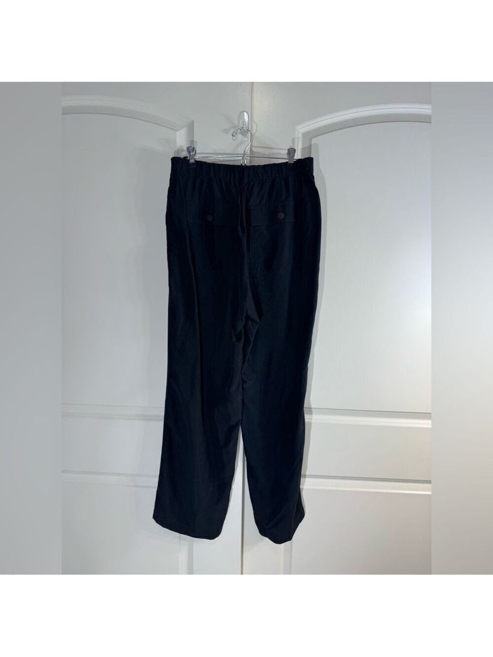 J. Crew Black Straight Leg Pants with Surplus Pockets 10